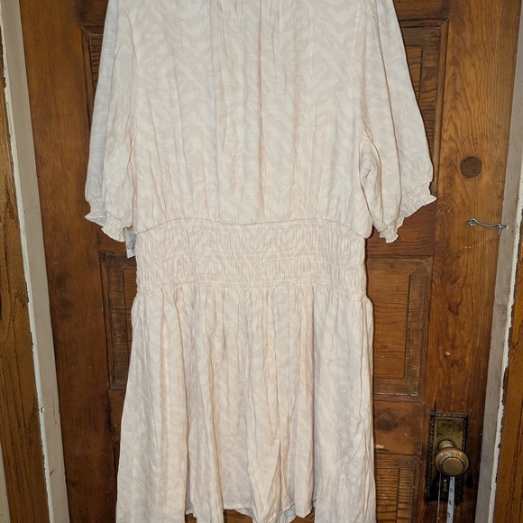 Nine West Cream Tiered Wrap Sundress - Picture 7 of 12